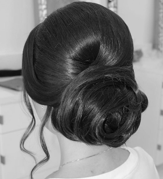 chignon bas